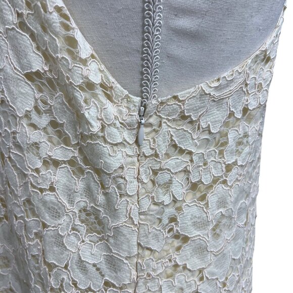 NBD X Revolve Bria Ivory Lace Overlay Halter Dress Size M‎ NWT - Picture 11 of 11